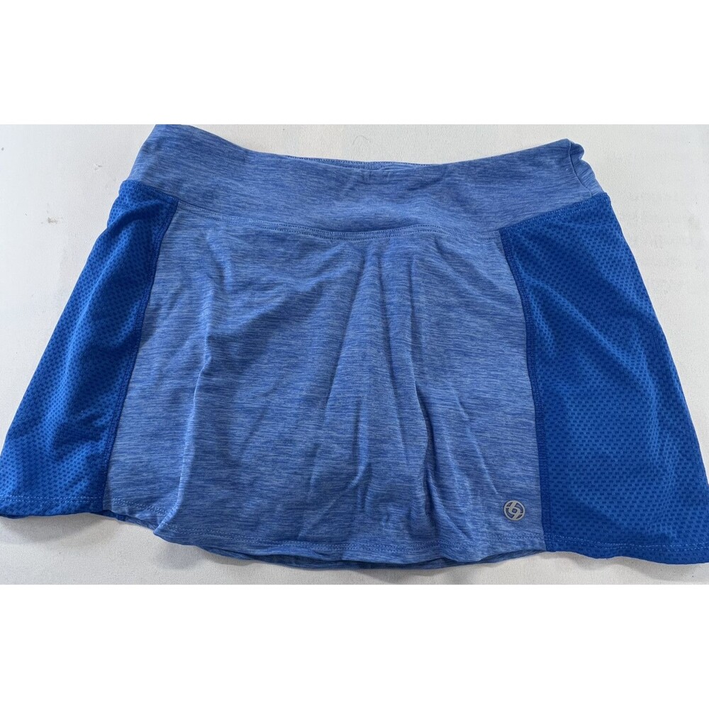 Lija Womens Medium Blue Golf Tennis Running Activewear Athletic Skirt Skort